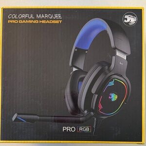 Pro Gaming Headset - Black and Blue